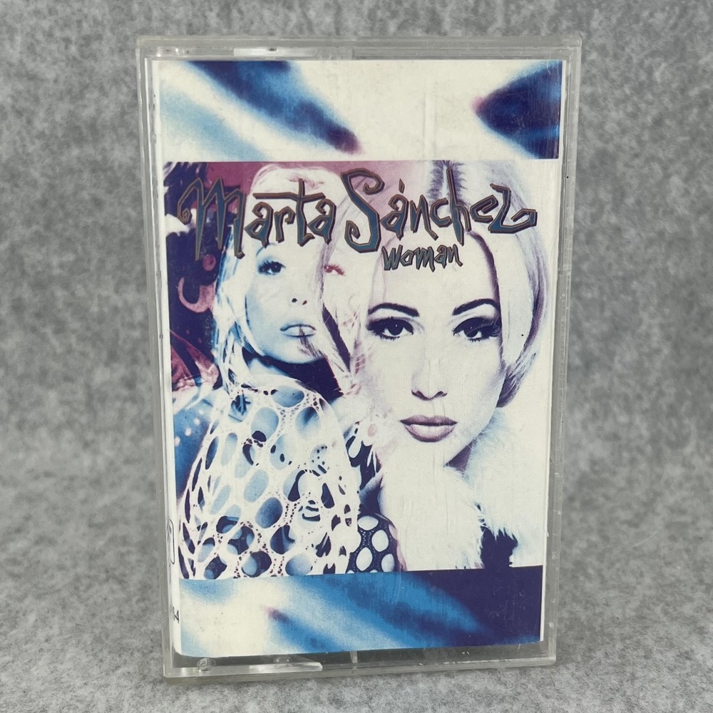 VTG Marta Sanchez Cassette Woman 1994 Audio Latin Pop White Mercury Latino Album